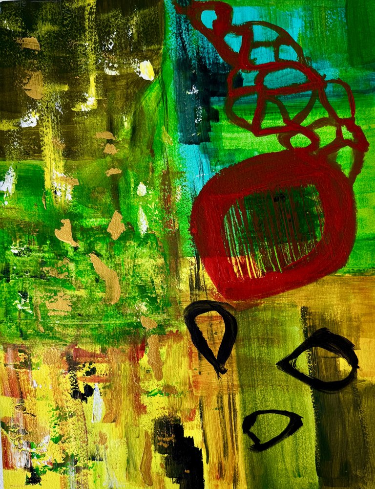 Flujo abstracto vibrante de Preston Harmon
