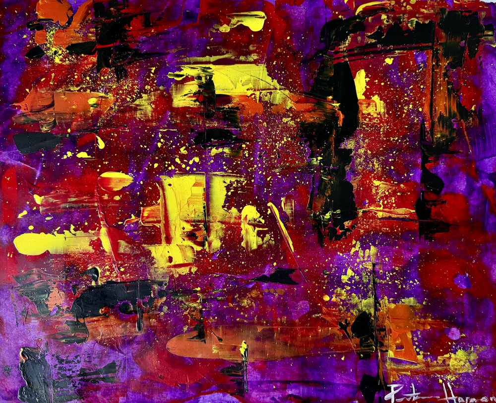 Fusión abstracta y vibrante de Preston Harmon