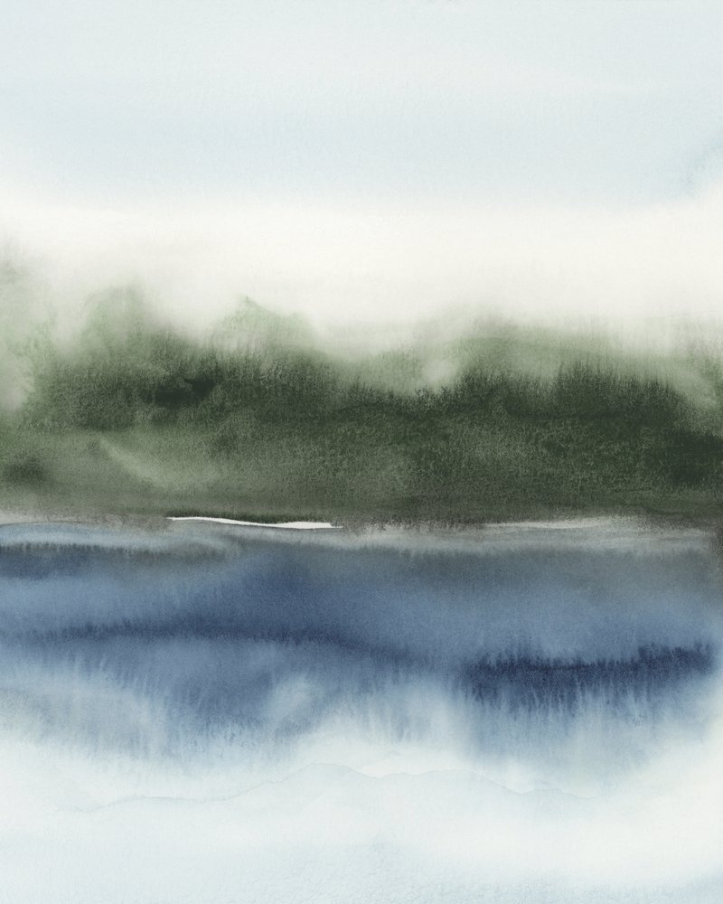 Paisaje abstracto y sereno de Rachel Elise
