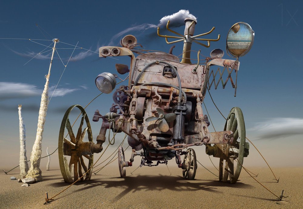 Máquina steampunk del desierto de Radoslav Penchev