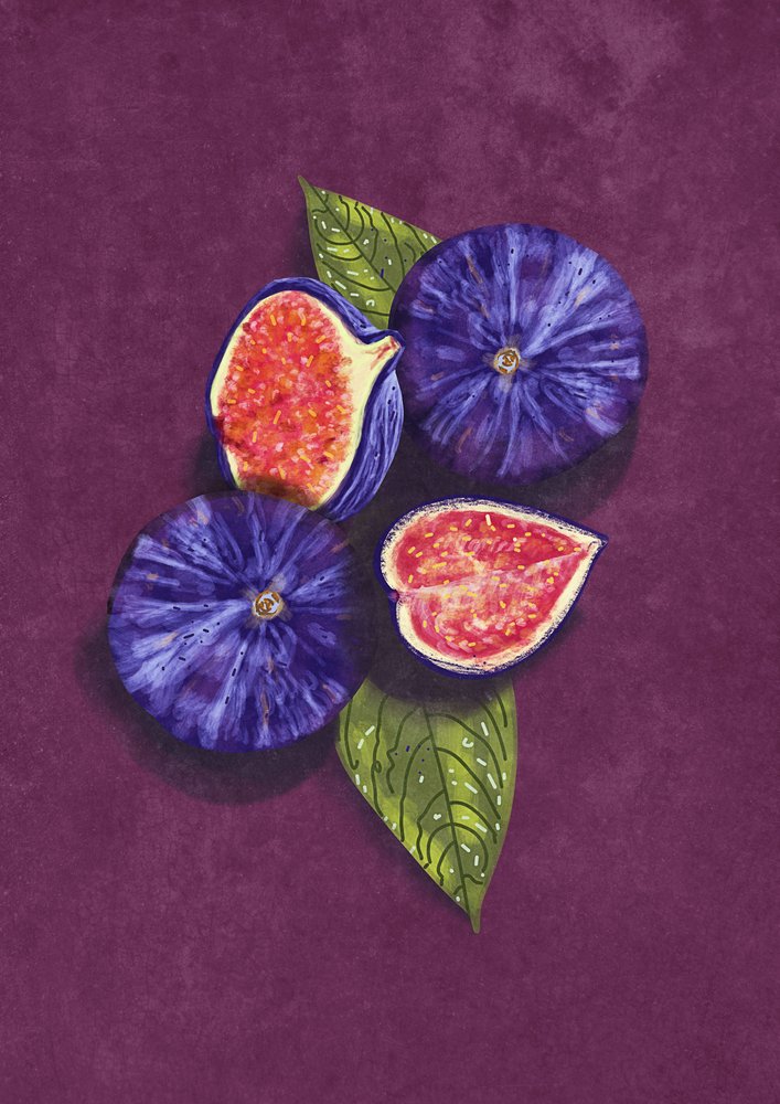 Naturaleza muerta con higos de Raissa Oltmanns