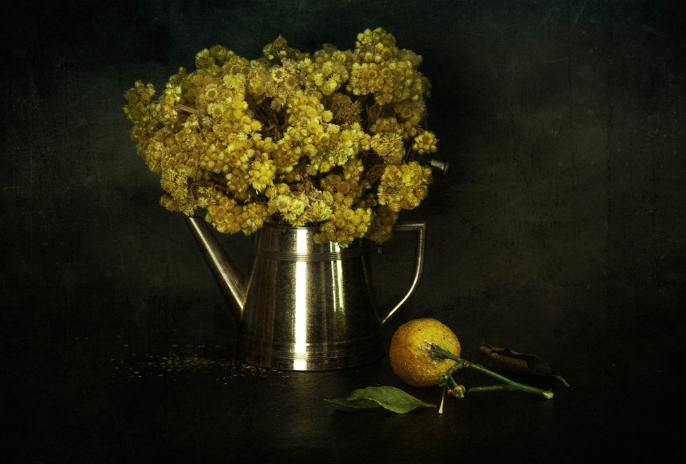 Naturaleza muerta floral de estilo vintage de Ramiz Sahin