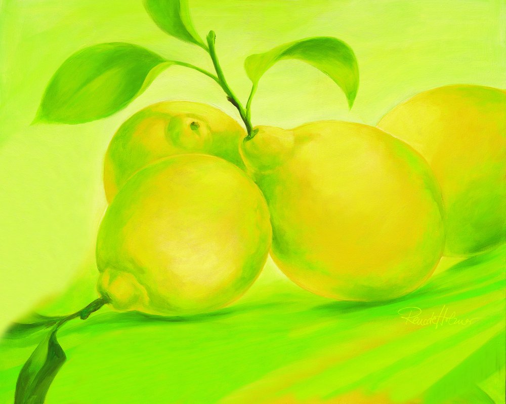 Limones de un verde intenso de Renate Holzner