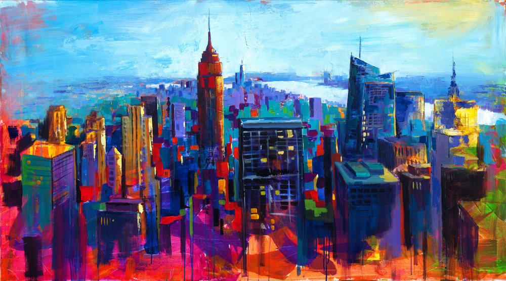La vibrante ciudad de Nueva York de Renate Holzner