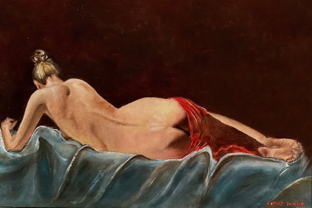 Desnudo recostado y elegante de Robert Thirtle