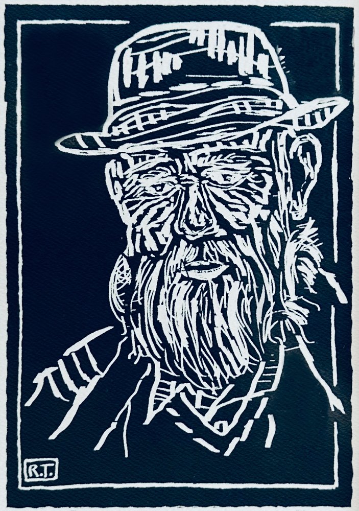Hombre barbudo y robusto de Robert Thirtle