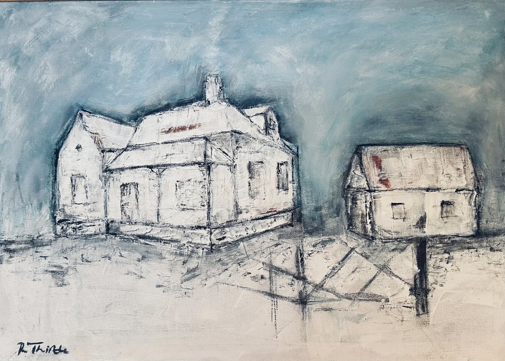Casas rústicas de invierno de Robert Thirtle