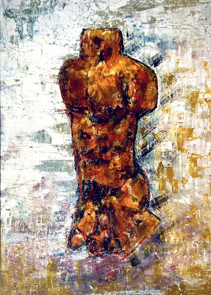 Torso masculino escultural de Robert Thirtle