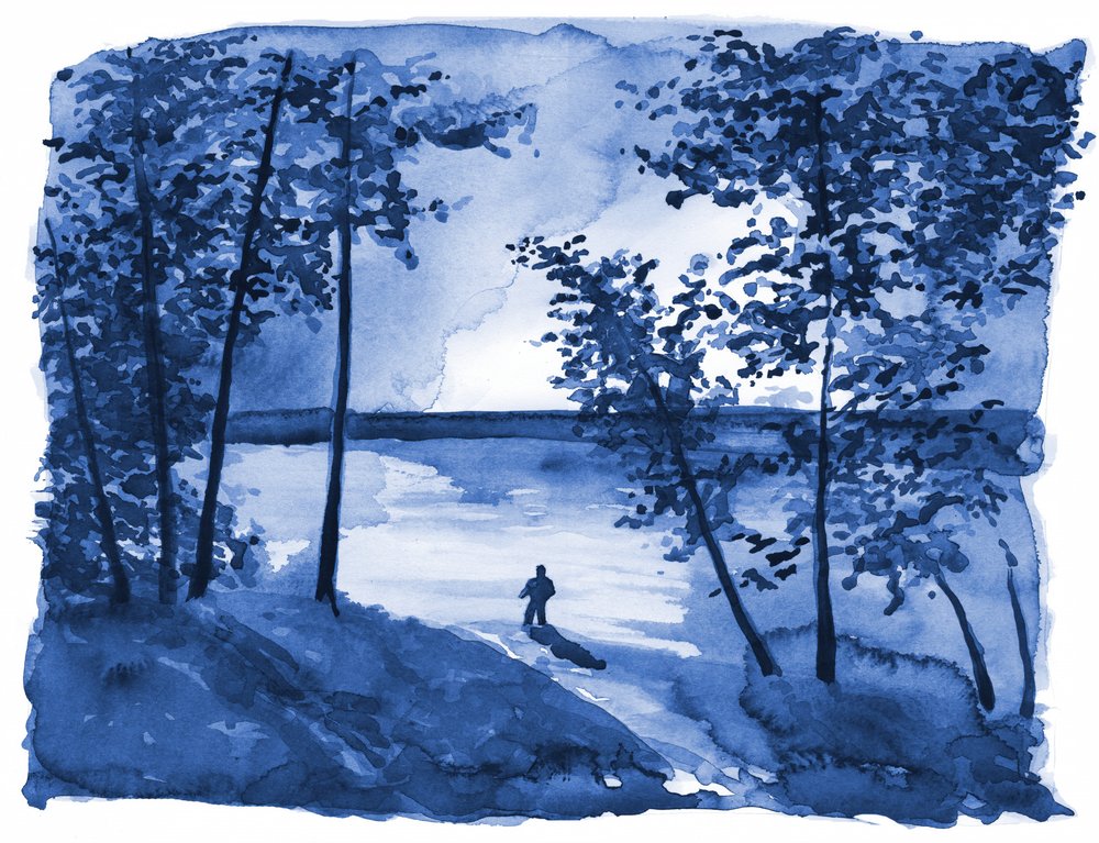 El lago Blue Forest: un remanso de paz de RodMacIver