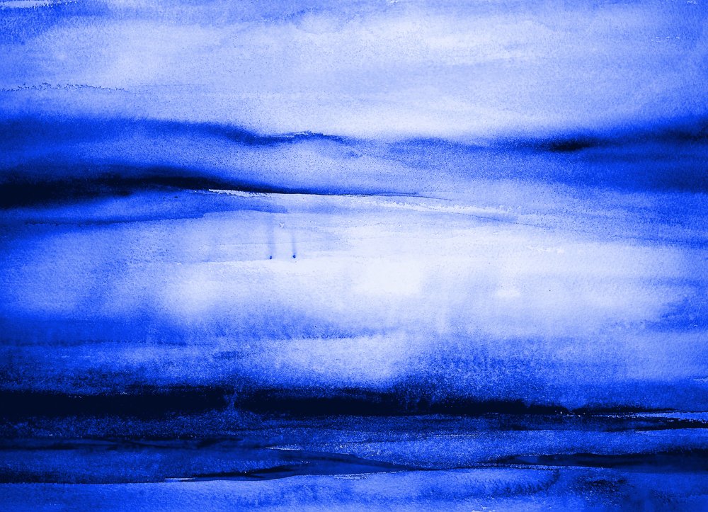 Horizonte azul profundo de RodMacIver