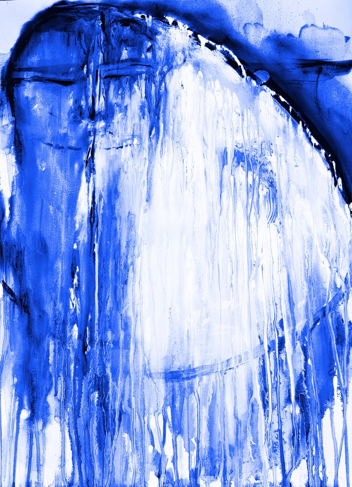 Abstracto azul fluido de RodMacIver