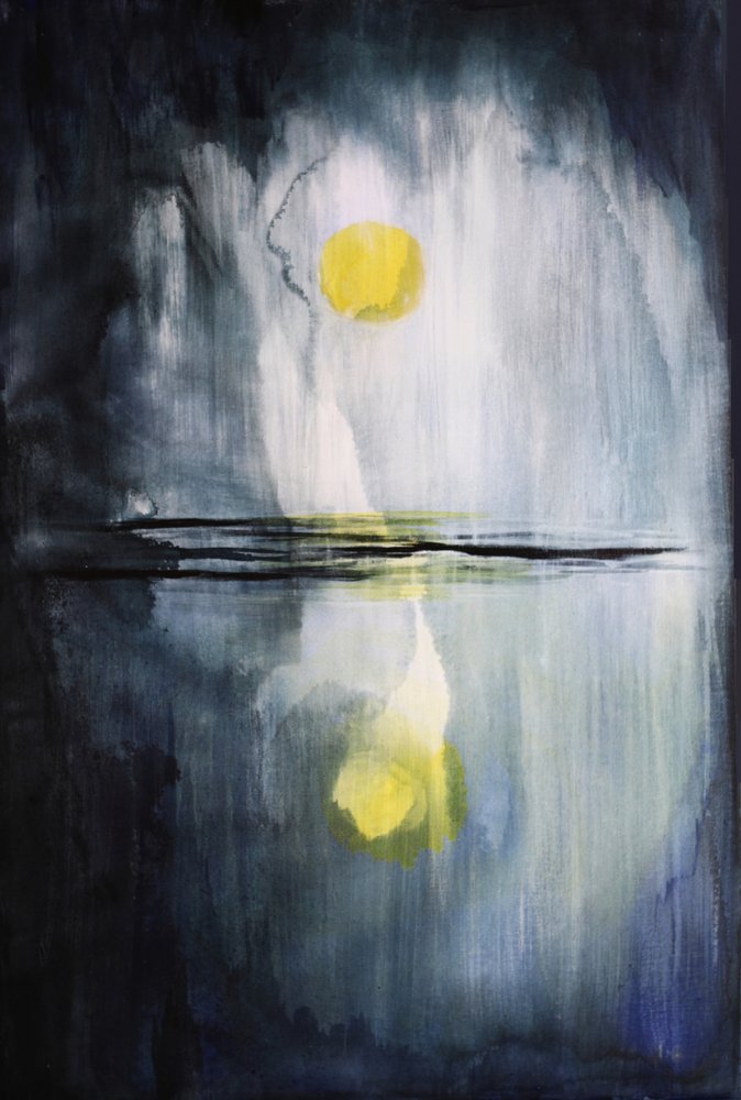 Reflejo de la luna amarilla de RodMacIver