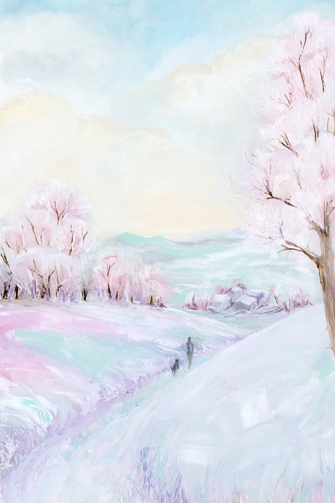 Un paseo de ensueño entre flores invernales de Rosana Laiz Blursbyai