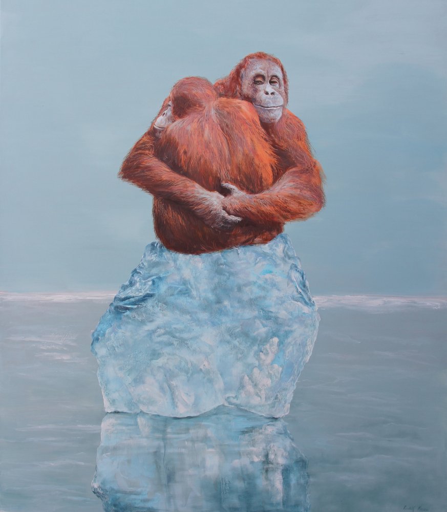 El abrazo helado del orangután de Rudolf Kosow