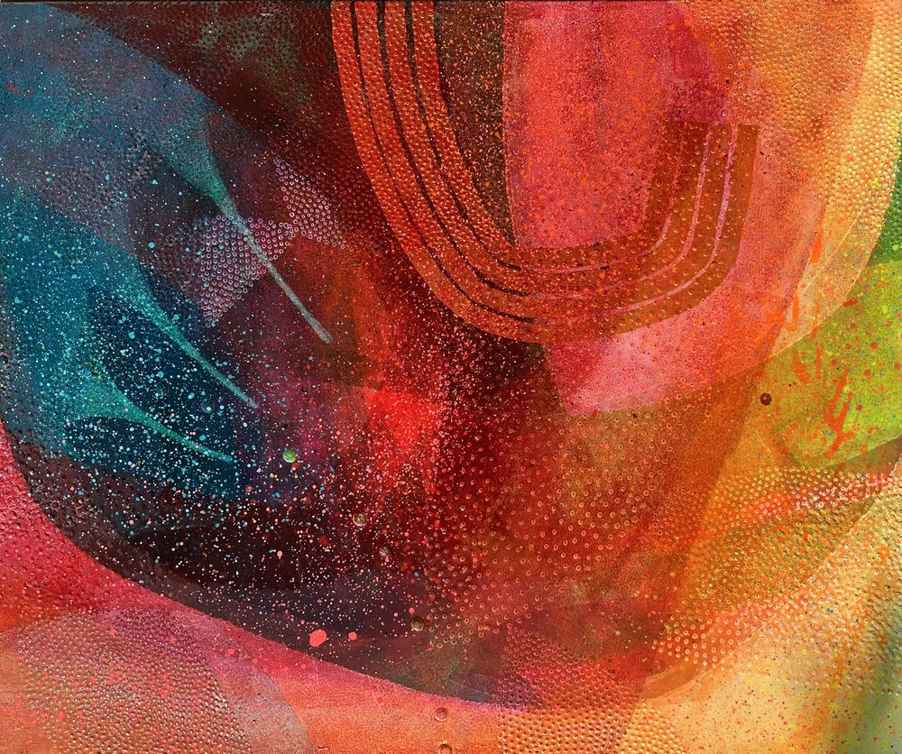 Flujo abstracto vibrante de SAN STARLING