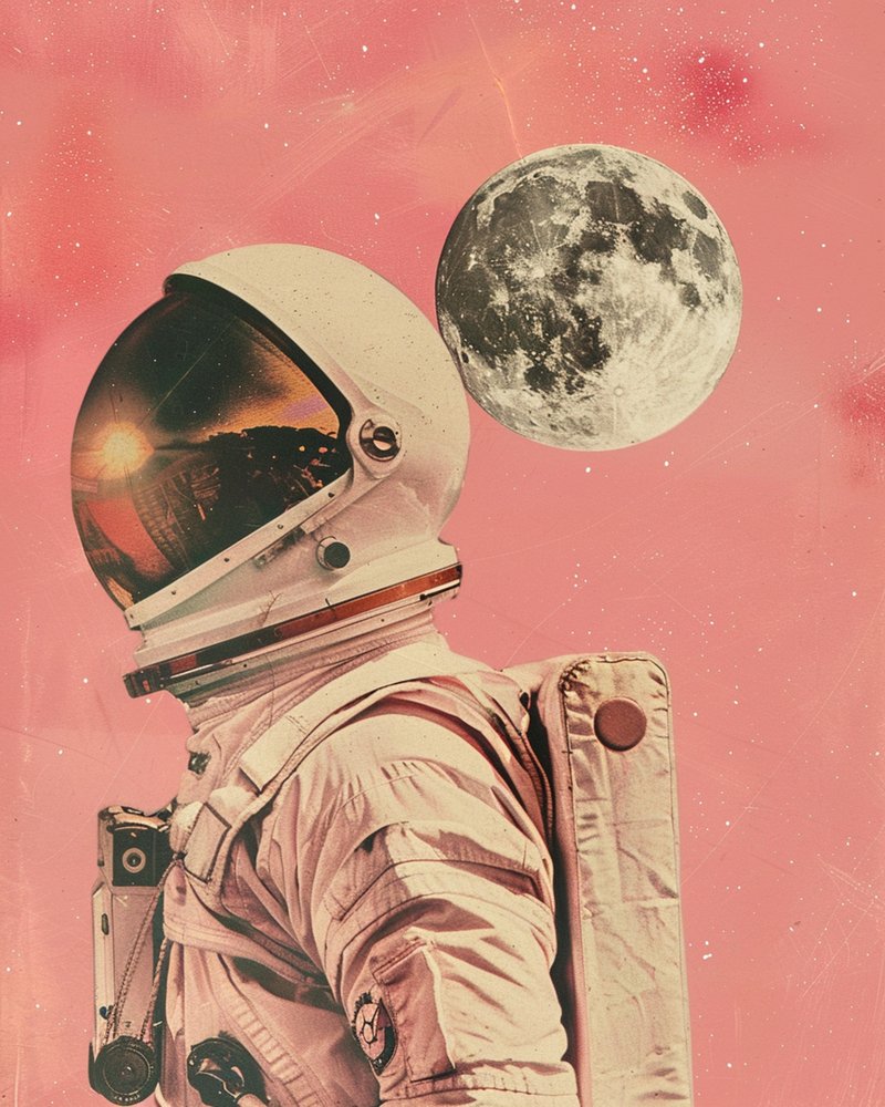 Puesta de sol en la Luna vista por un astronauta de Samantha Hearn