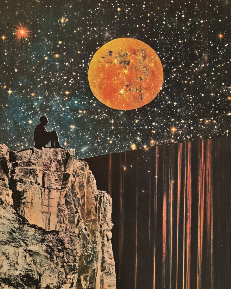 Un hombre bajo la luna naranja de Samantha Hearn
