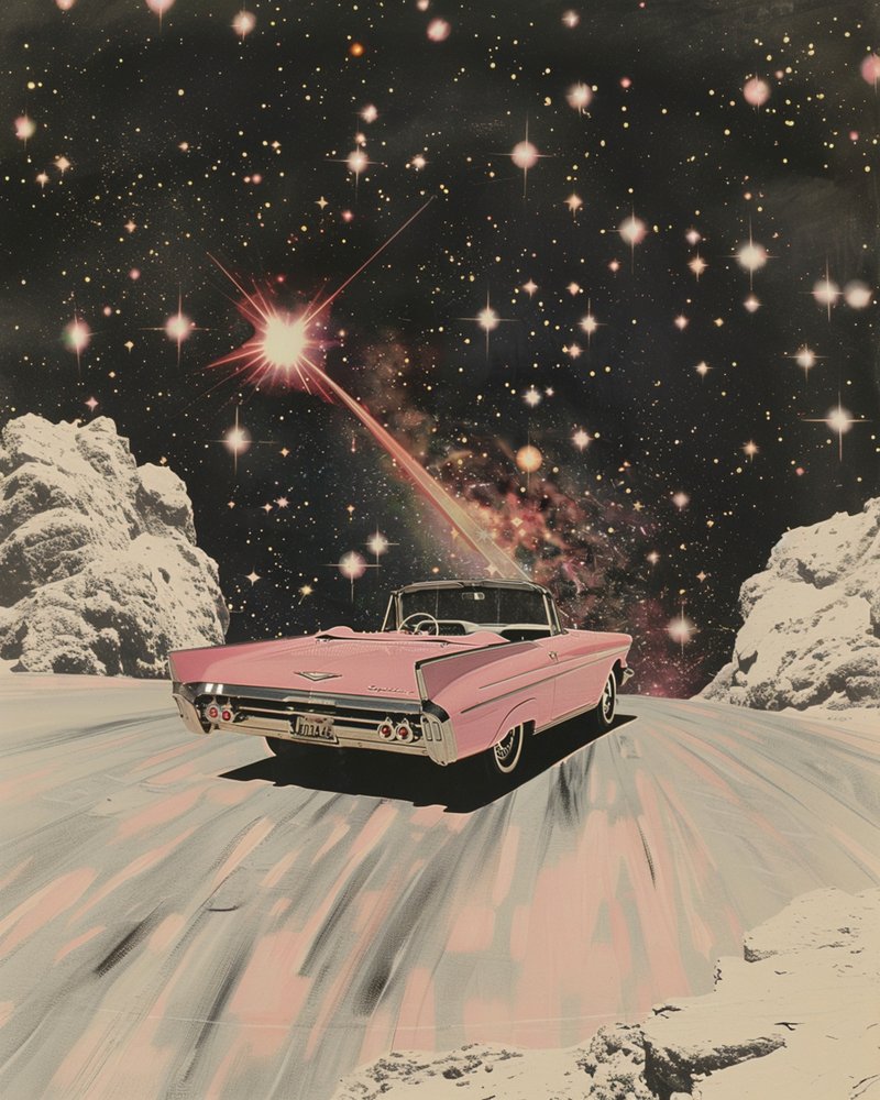 Convertible rosa Cosmic Drive de Samantha Hearn