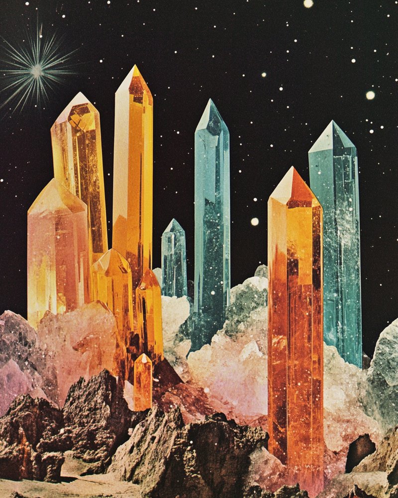 Cumbres de cristal estrelladas de Samantha Hearn