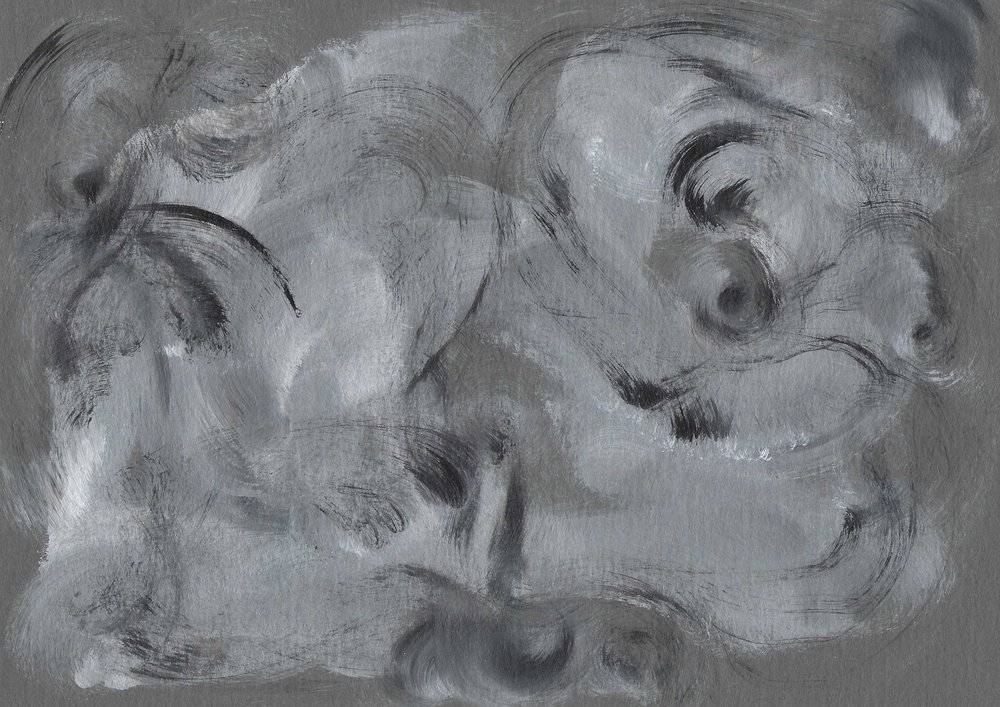 Remolinos grises abstractos de Santhosh ch