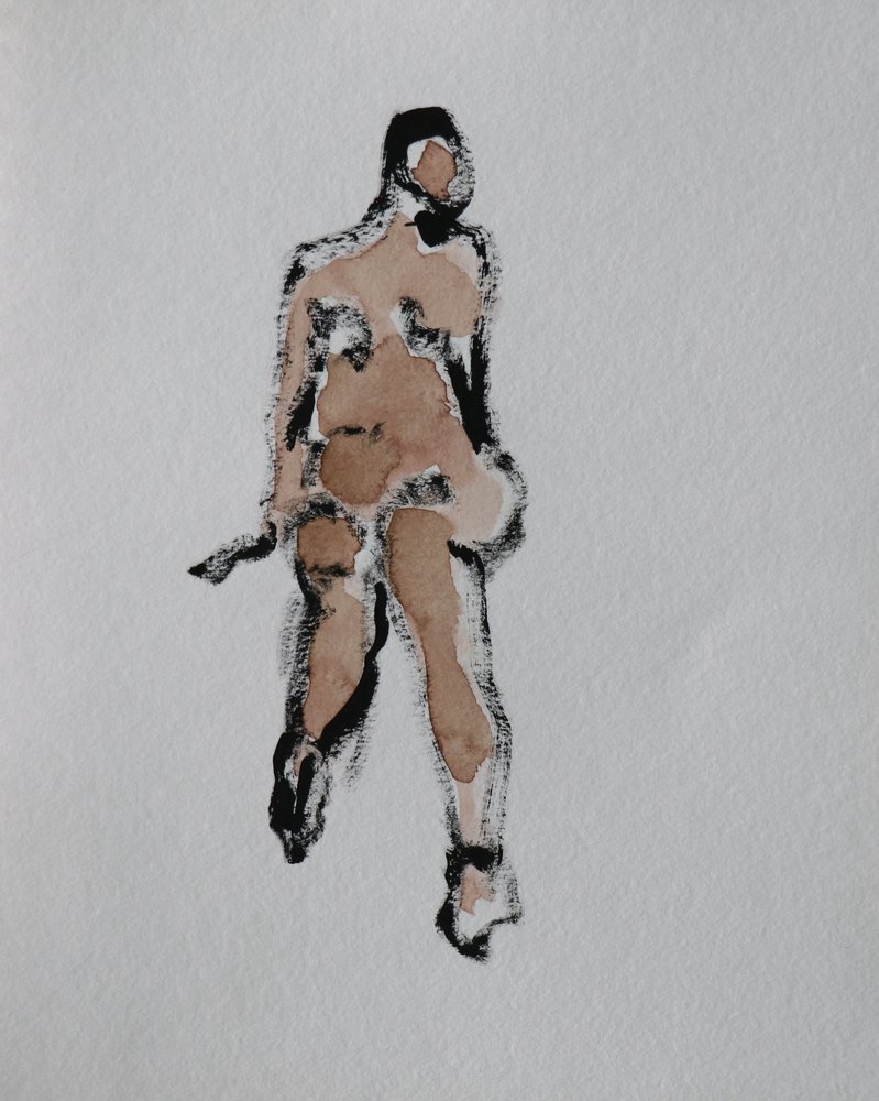 Figura desnuda abstracta de Santhosh ch