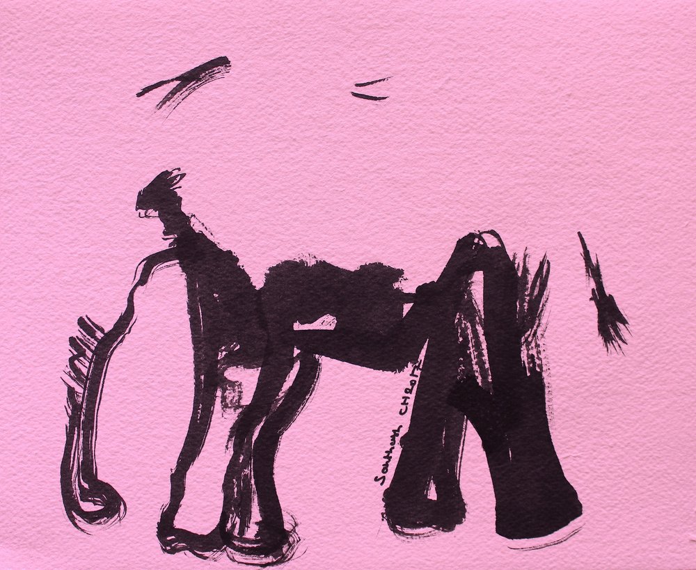 Audaz elefante rosa de Santhosh ch