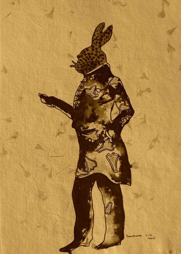 Elegante caballero conejo de Santhosh ch