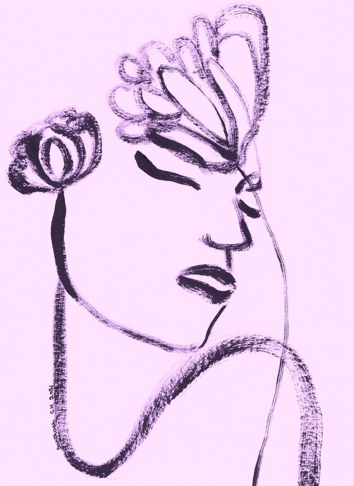 Flor femenina soñadora de Santhosh ch