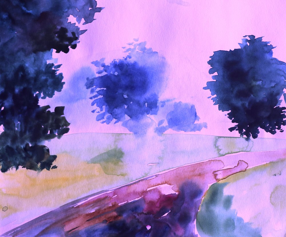 El camino rosa de ensueño de Santhosh ch