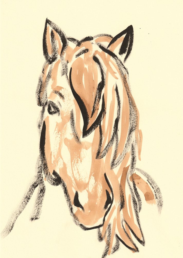 Cabeza de caballo dinámica de Santhosh ch