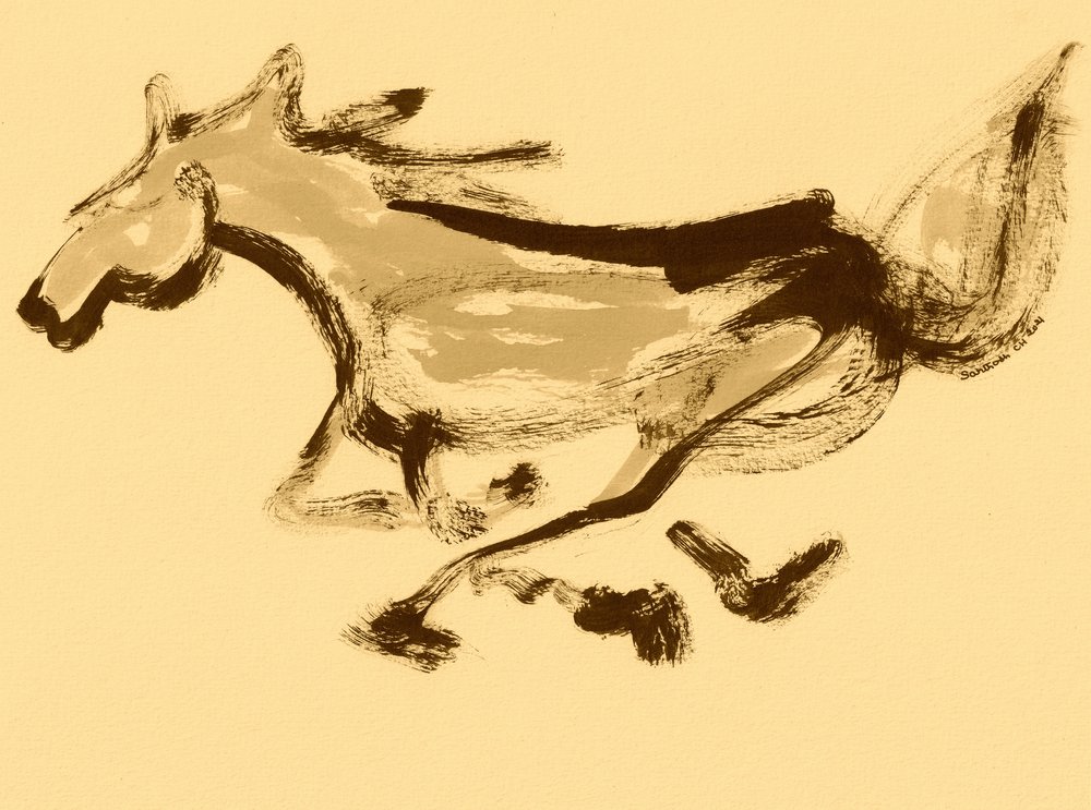 Movimiento de caballo al galope de Santhosh ch