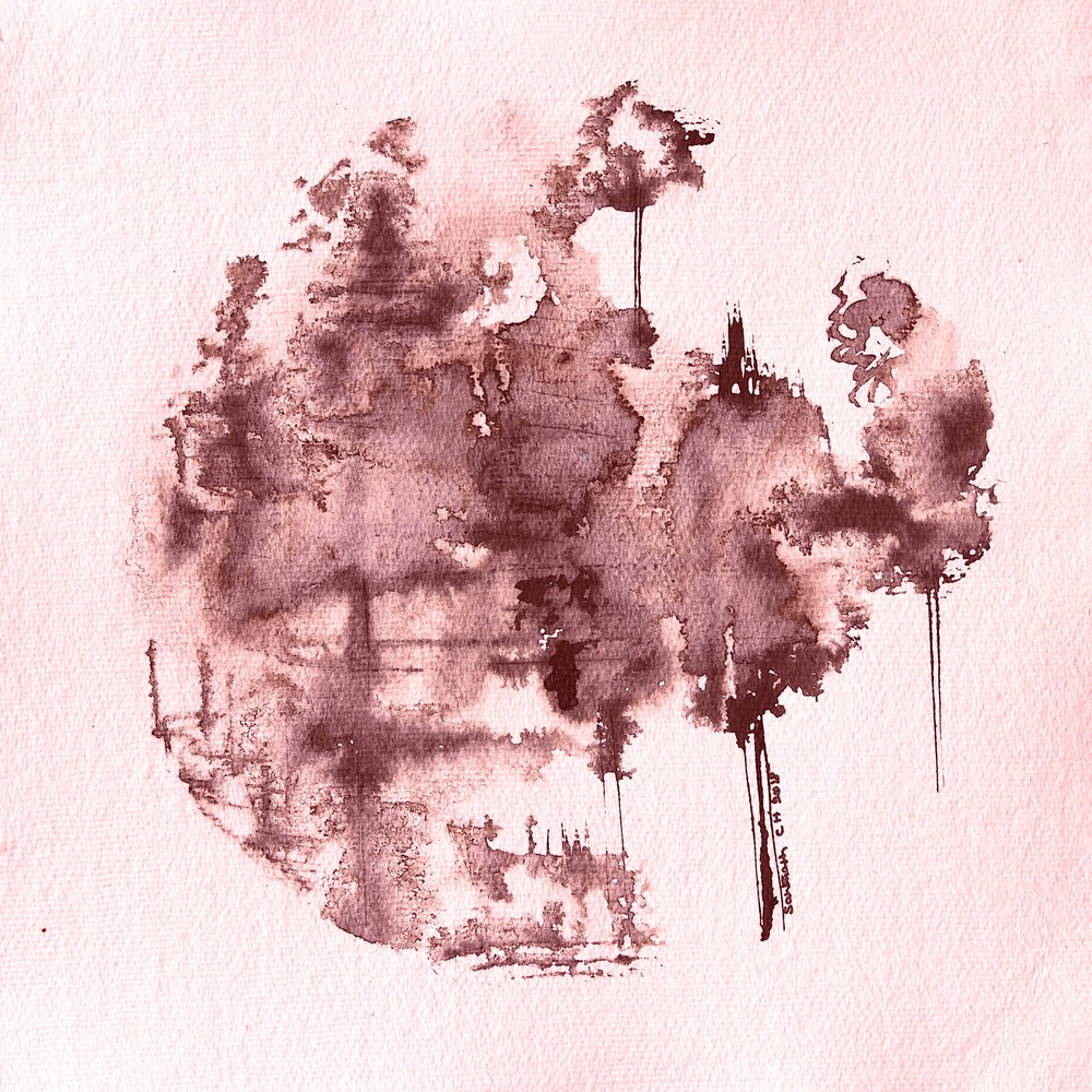 Bosque abstracto brumoso de Santhosh ch