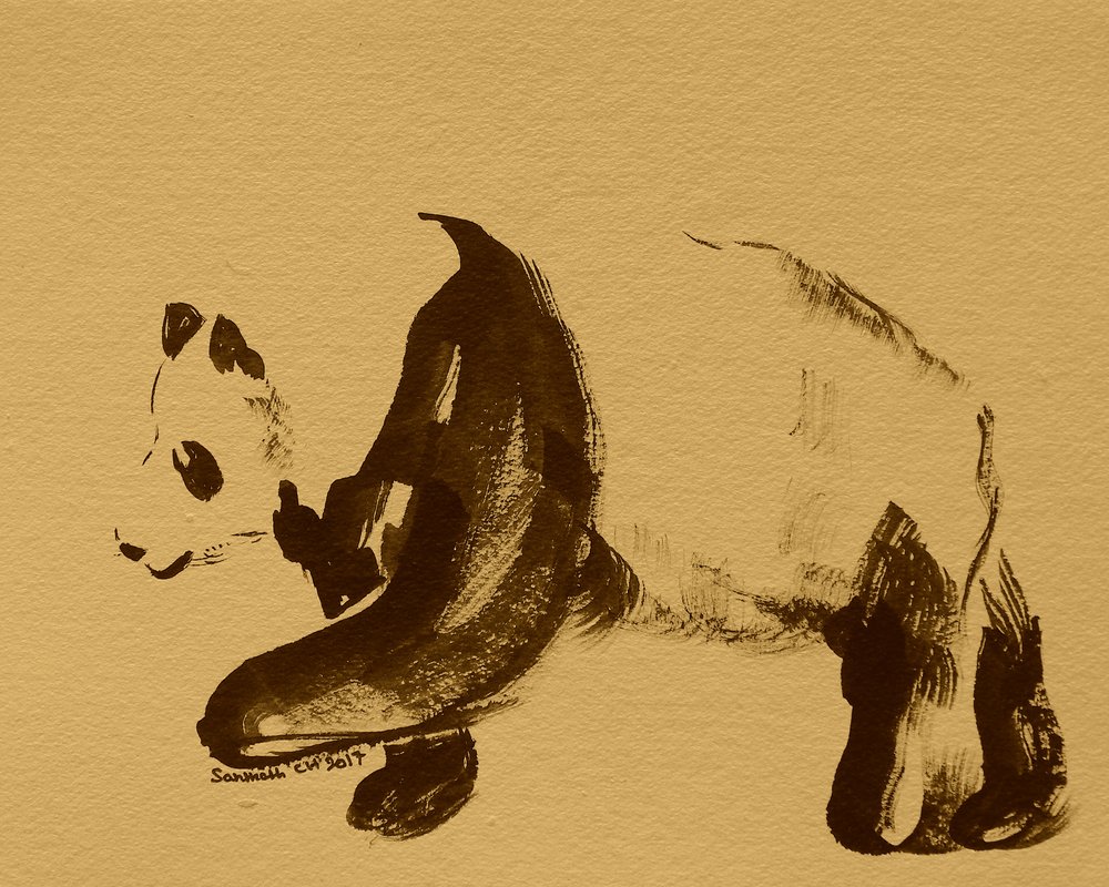 Dulce paseo de panda de Santhosh ch
