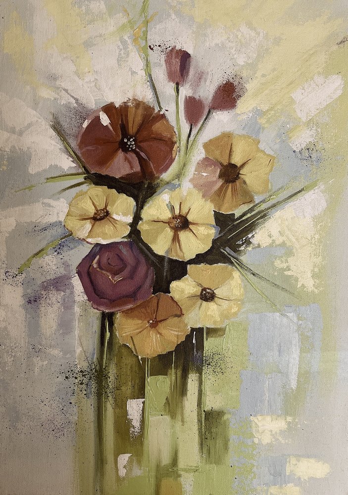 Flores modernas y llenas de color de Santhosh ch