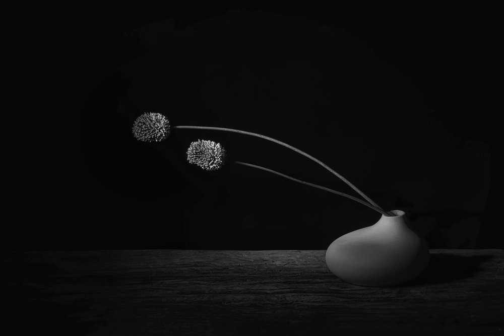 Elegante bodegón floral de Saskia Dingemans