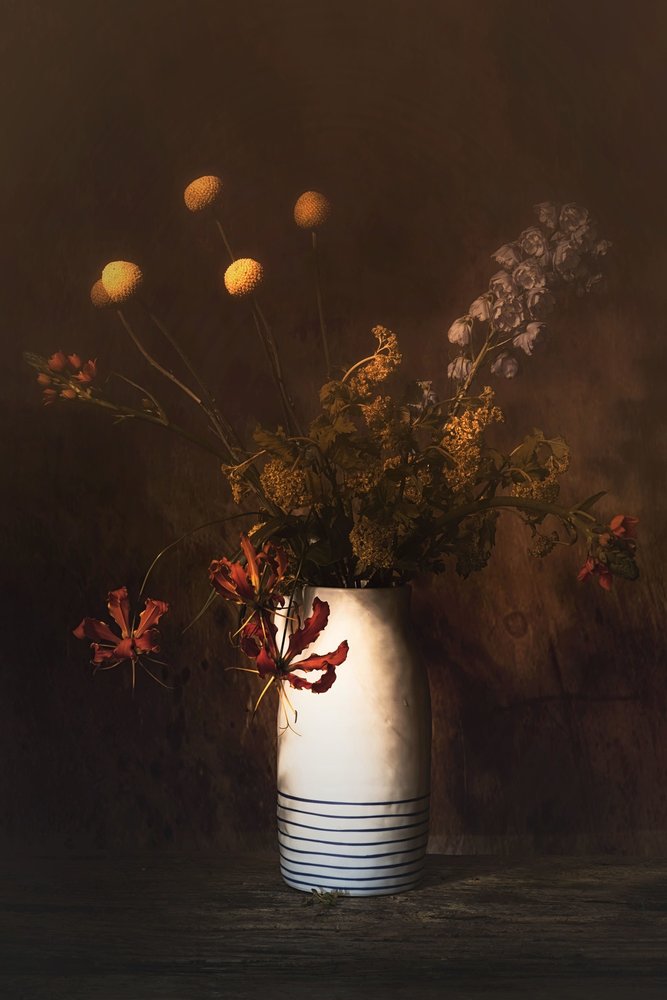 Arreglo floral «Moody» de Saskia Dingemans