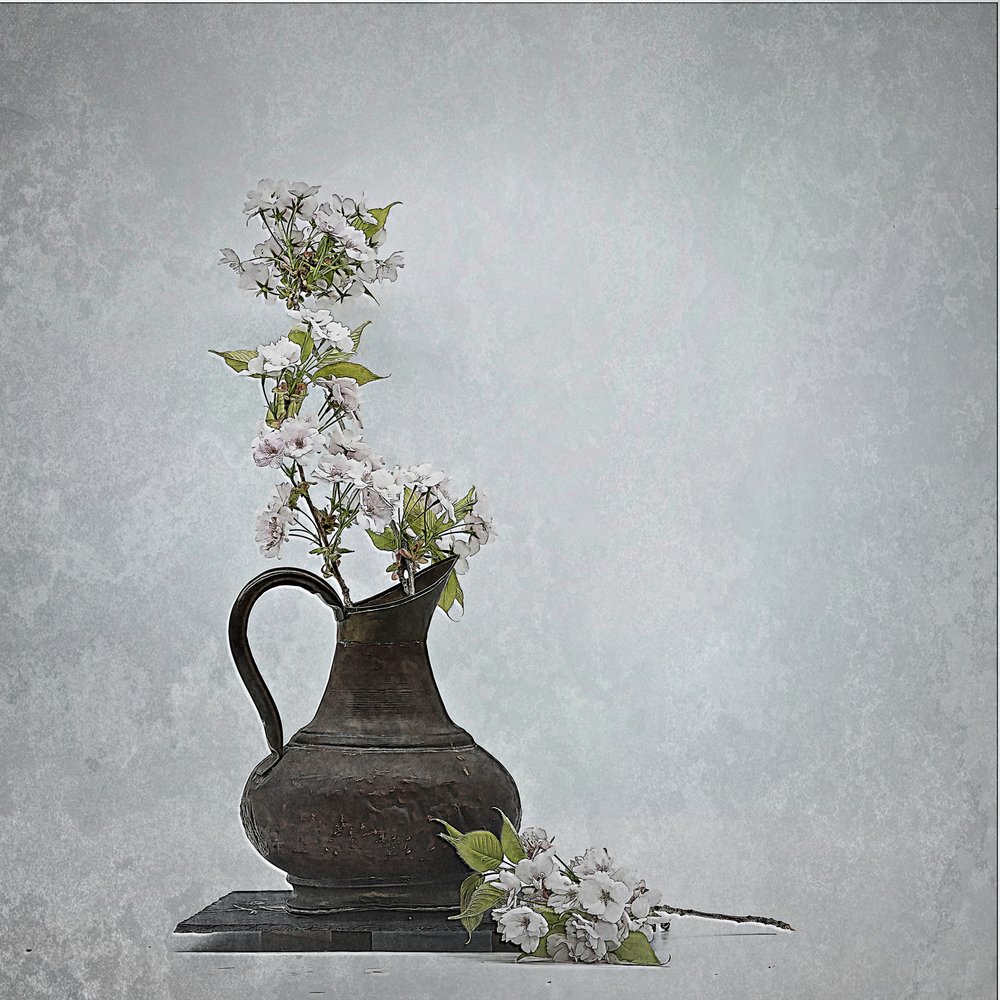 Jarra rústica para flores de Saskia Dingemans