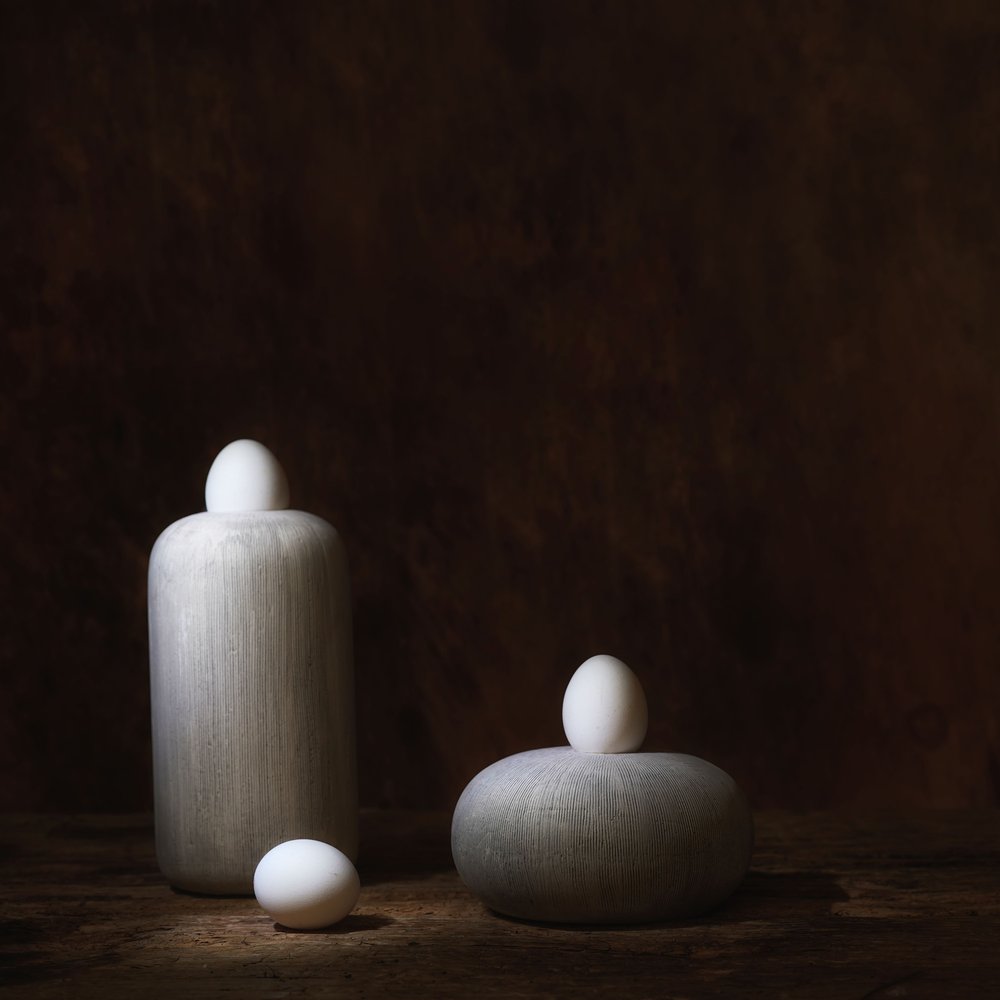 Formas serenas de huevo de Saskia Dingemans