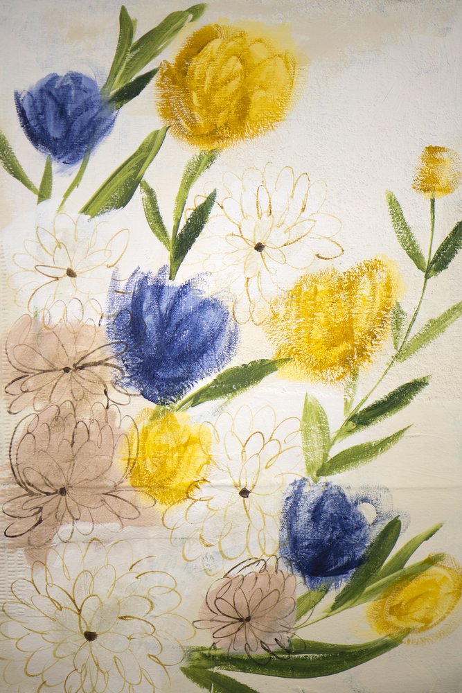 Flores abstractas de Shelley Hampe