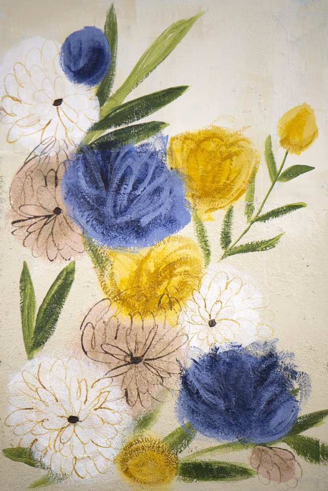 Ramo floral moderno de Shelley Hampe