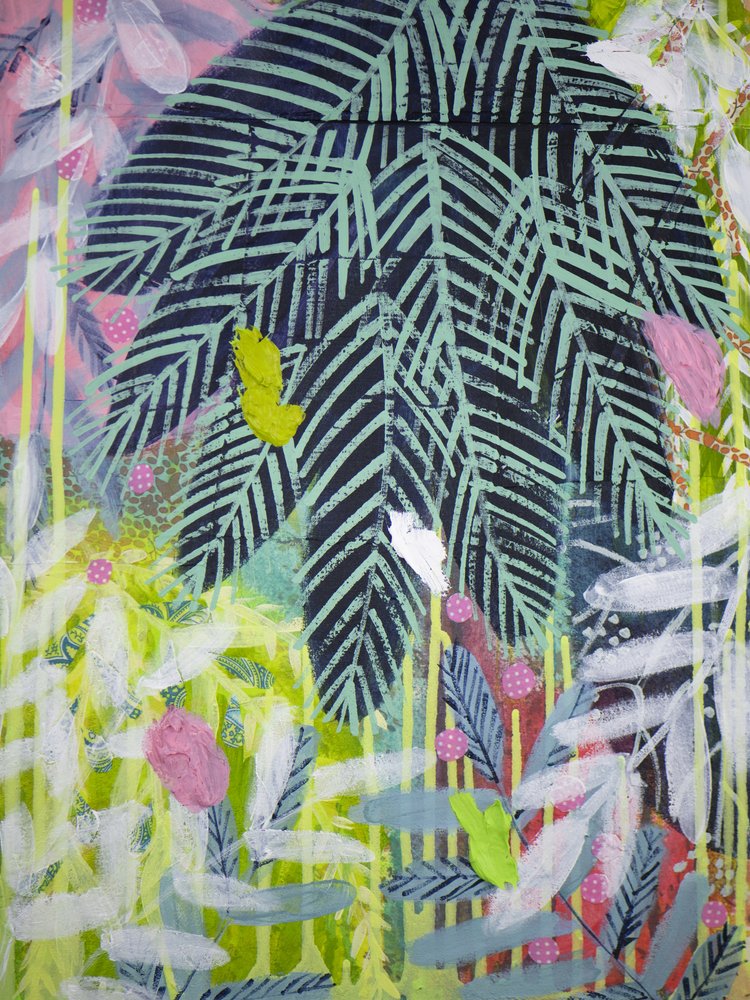 Vibrantes hojas de la jungla de Shelley Hampe