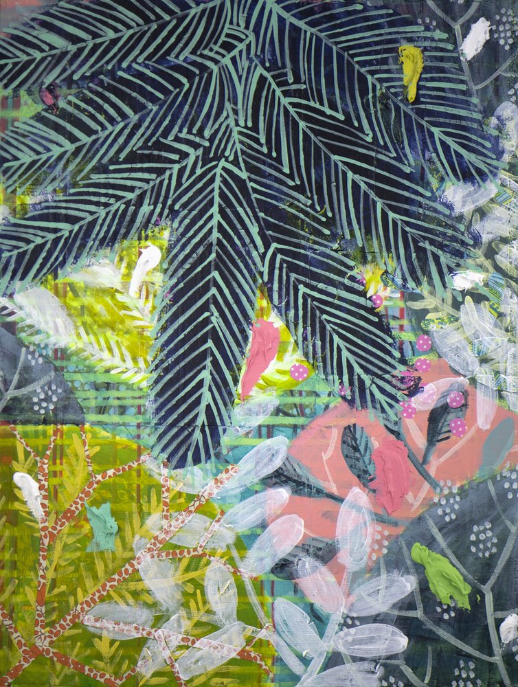 Vibrante jungla tropical de Shelley Hampe