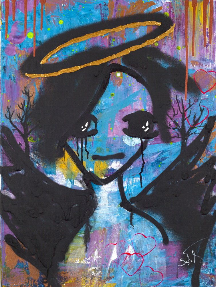 Figura de un ángel llorando de Sofia Toborg