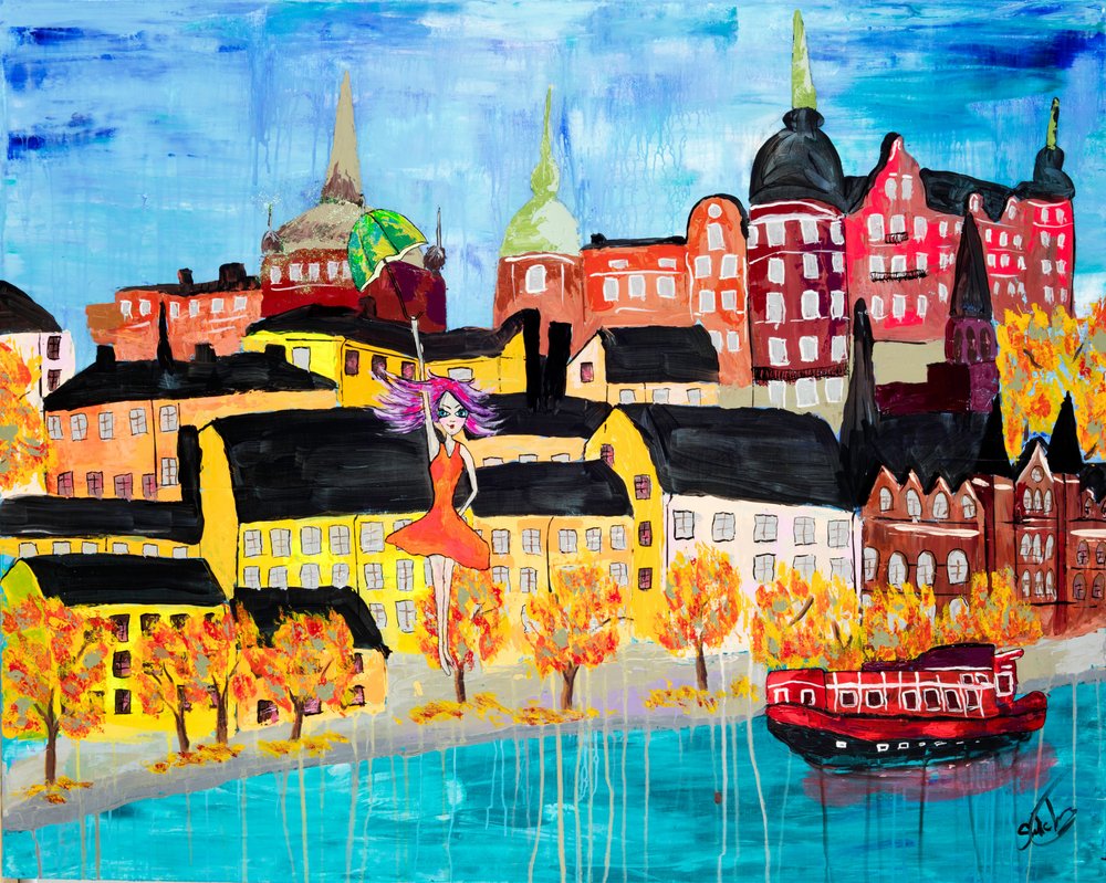 La chica flotante: Ciudad de otoño de Sofia Toborg