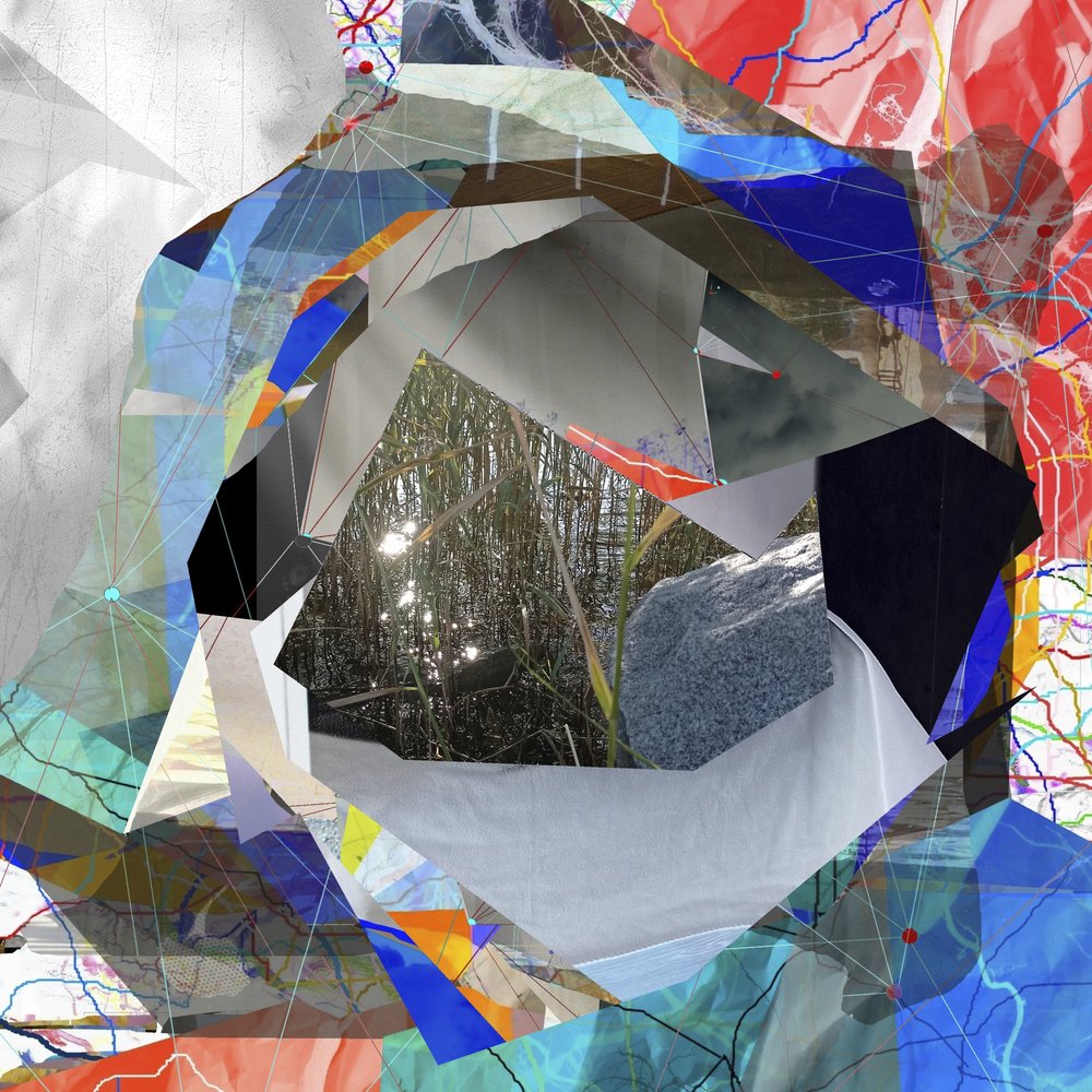 Collage abstracto de la luz del sol de Stefan Fransson