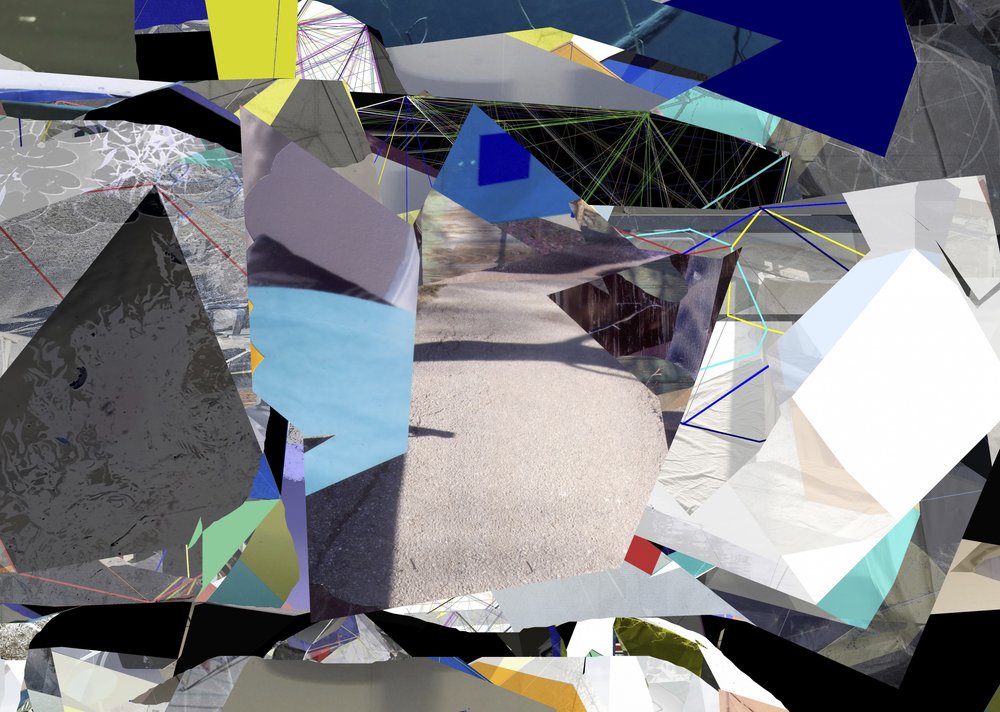 Geometría urbana fragmentada de Stefan Fransson