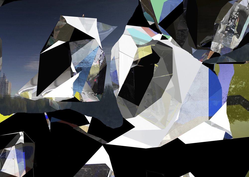 Paisaje urbano fragmentado de Stefan Fransson