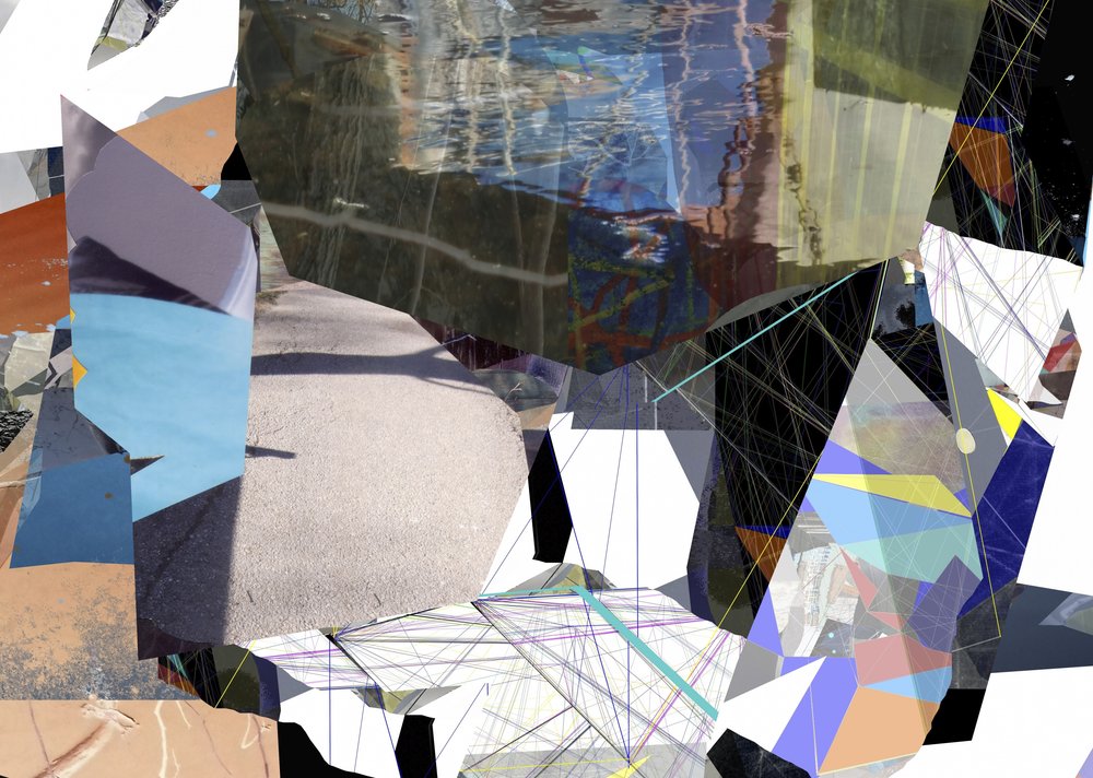 Abstracción urbana fragmentada de Stefan Fransson