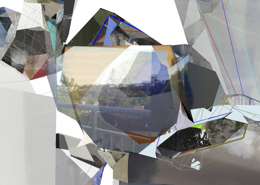 Panorama urbano fragmentado de Stefan Fransson