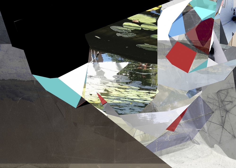 Fragmentos geométricos reflectantes de Stefan Fransson